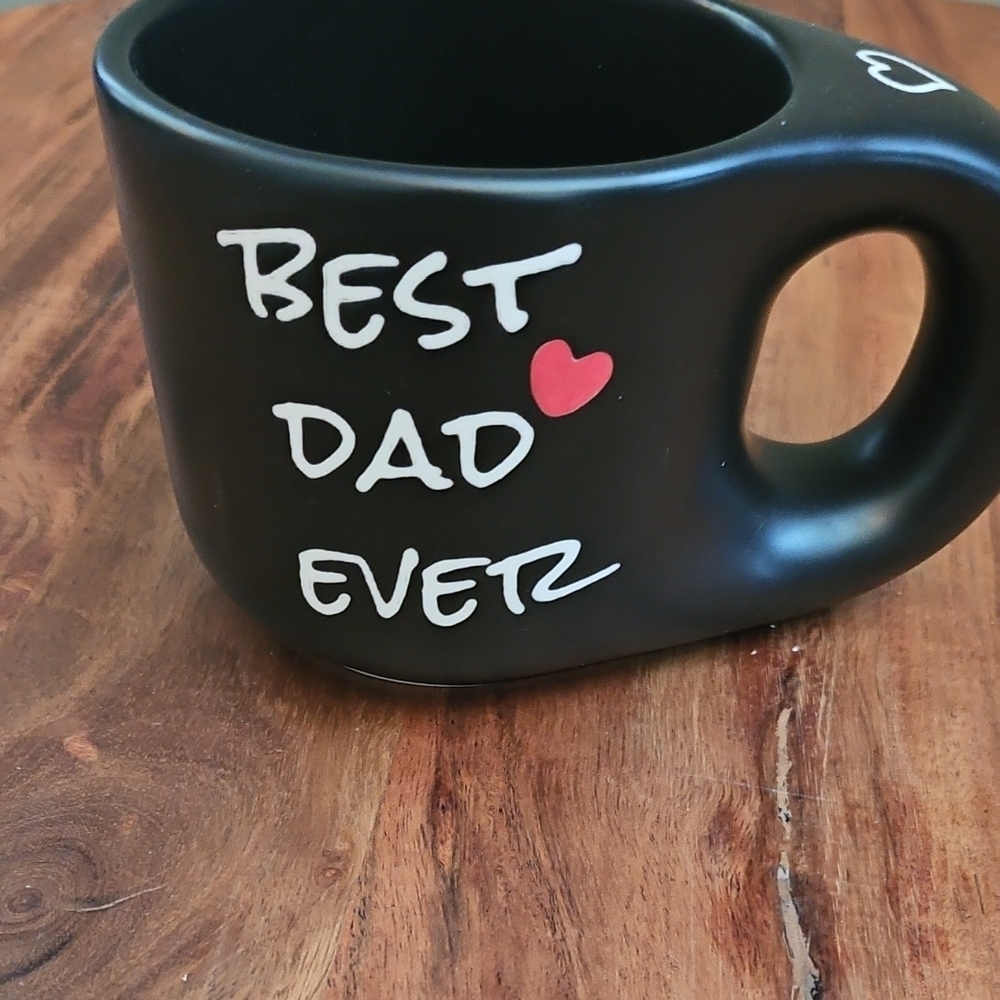 Black 'Best Dad Ever' Mug